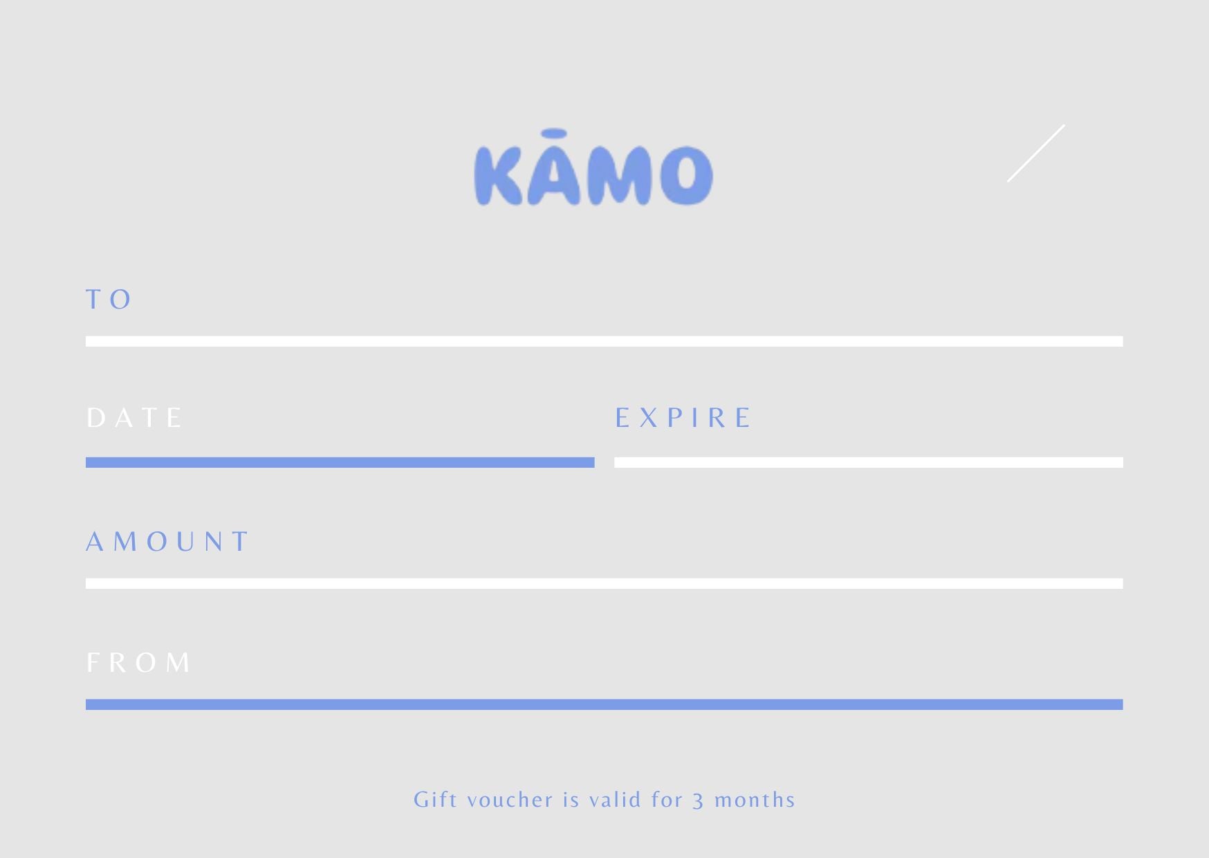 KĀMO gift voucher