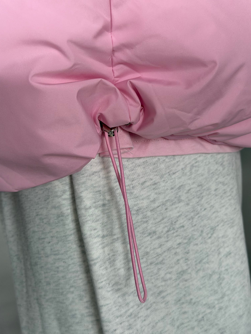 KĀMO baby pink puffer jacket