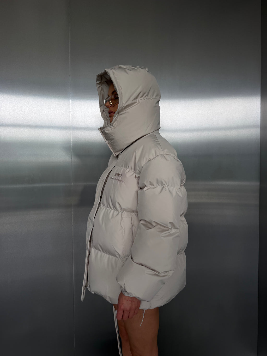 KĀMO beige puffer jacket